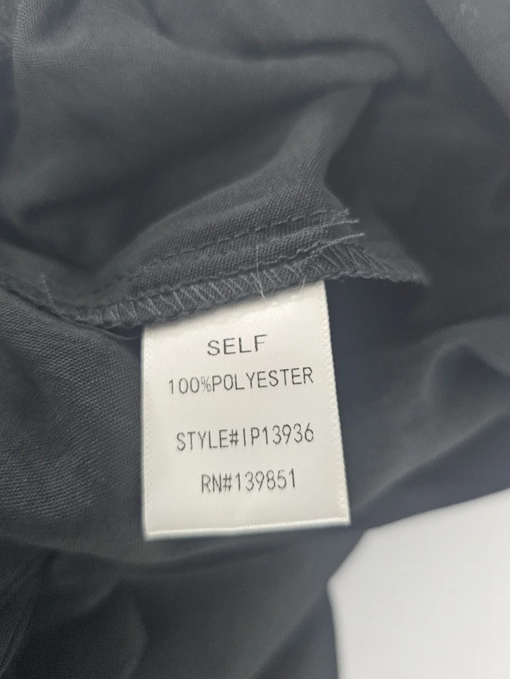 Oddi Women's Scalloped Hem Shorts Black Tie Waist Size M Boho - Picture 3 of 7